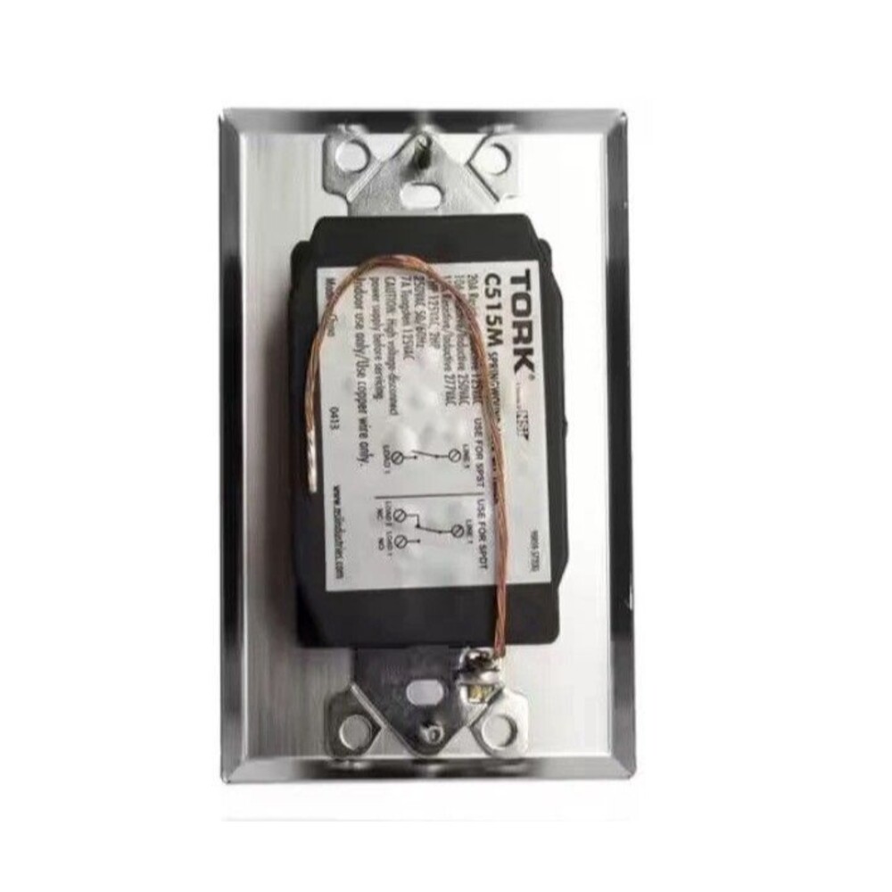 4 In-Wall Spring Wound 15 Min Indoor Commercial Grade Mechanical Interval Timer - Picture 7 of 7